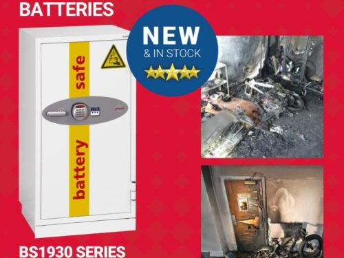 BS1930 Fire Commander – Fire protection for lithium-ion batteries