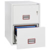 Phoenix World Class Vertical Fire File FS2262K 2-Schubladen-Akteneinrichtung mit Schlüsselschloss