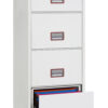 Phoenix World Class Vertical Fire File FS2264F 4-Schubladen-Akteneinrichtung mit Fingerabdruckschloss