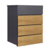 Phoenix PB1331AWK Paketbox in Graphitgrau mit Holzoptik