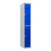 Phoenix PL Series PL1230GBE 1-Spaltiger 2-türiger Personalschrank grauer Körper/blaue Türen mit Elektronikschlössern