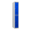 Phoenix PL Series PL1230GBK 1-Spaltiger 2-türiger Personalschrank grauer Körper/blaue Türen mit Schlüsselschlössern