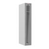 Phoenix PLC Series PLC1130GGK 1-spaltiger 1-türiger Klar-Personalschrank in Grau mit Schlüsselschloss
