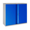 Phoenix SC Series SC1010GBK 2-türiger 1-Fach-Stationärschrank in Blau mit Schlüsselschloss