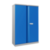 Phoenix SCL Series SCL1491GBE 2-türiger Stahlschrank mit 3 Fächern, grauer Körper & blaue Türen, mit Elektronikschloss