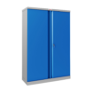 Phoenix SCL Series SCL1491GBK 2-türiger Stahlschrank mit 3 Fächern, grauer Körper & blaue Türen, mit Schlüsselschloss