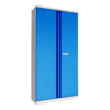 Phoenix SCL Series SCL1891GBE 2-türiger Stahlschrank mit 4 Fächern, grauer Körper & blaue Türen, mit Elektronikschloss